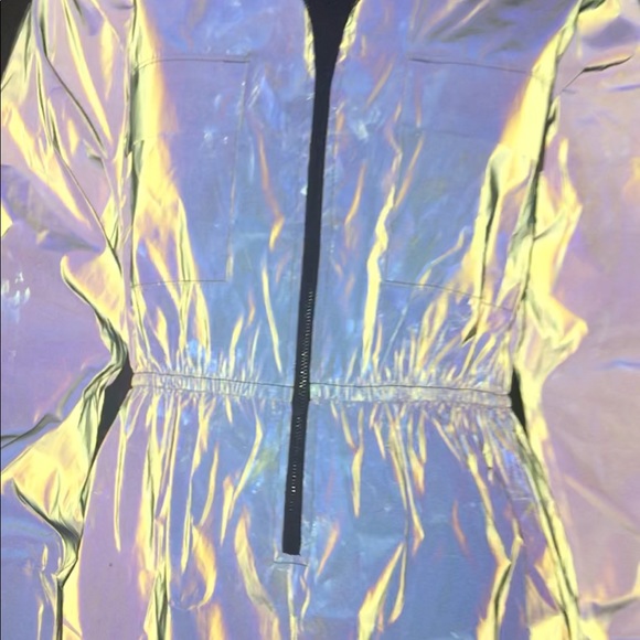 SOLD ✅ REFLECTIVE HOLOGRAPHIC ROMPER - Picture 3 of 5